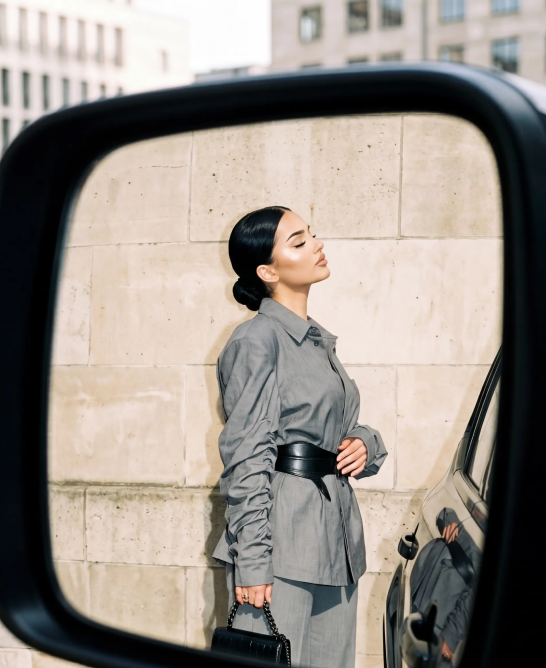 Street mirror shot