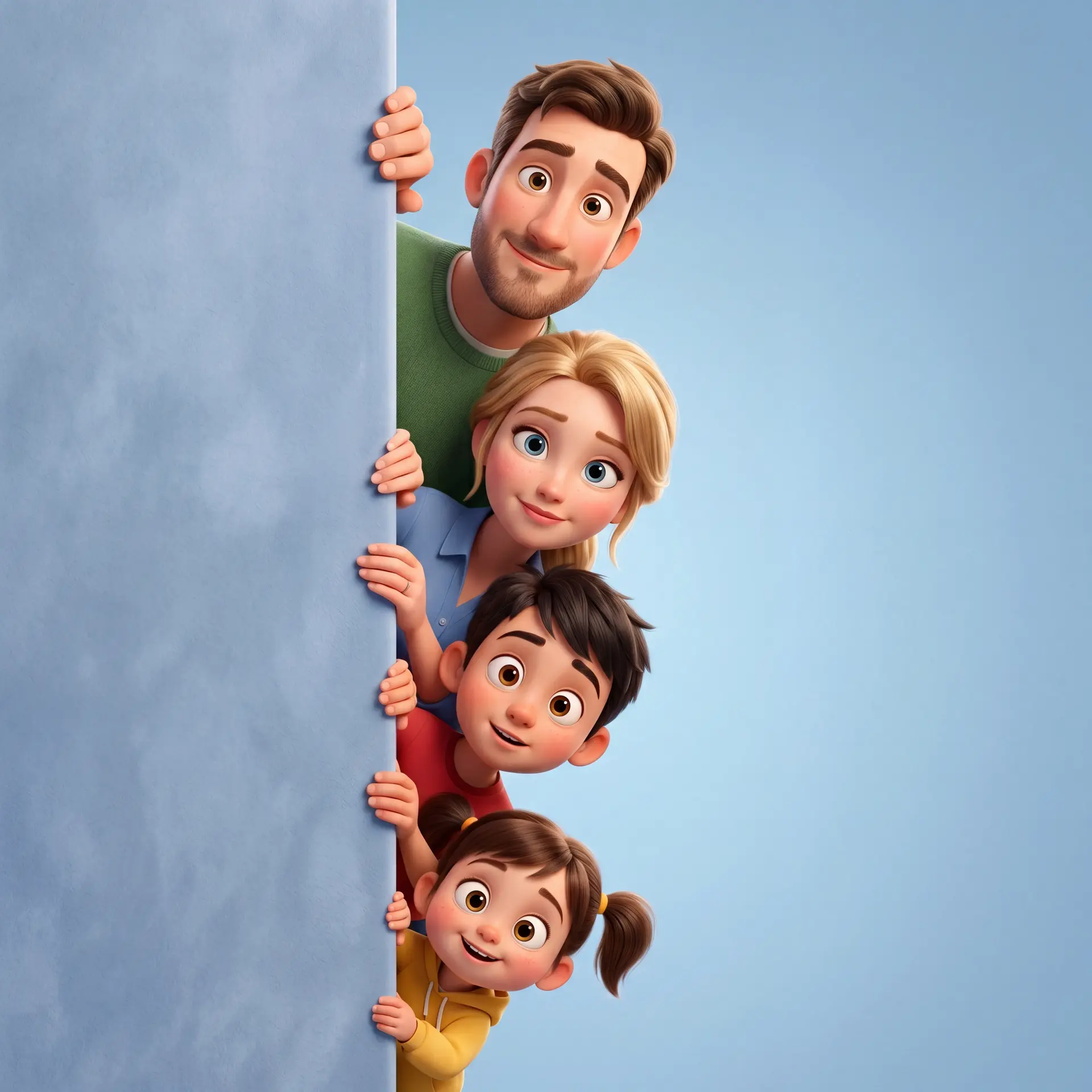 Семейная фотосессия в стиле Pixar